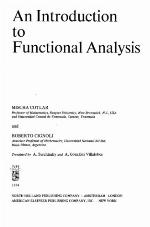 An Introduction to functional analysis.