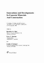 Innovations and Developments in Concrete Materials and Construction