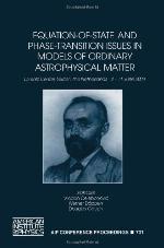 Equation-Of-State and Physe-Transition Issues in Models of Qrdinary Astrophysical Matter