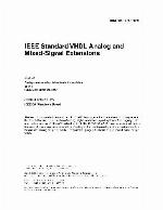 Standard VHDL Analog and Mixed-Signal Extensions