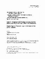 Local and Metropolitan Area Networks-Specific Requirements-Part 11