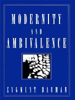 Modernity and Ambivalence