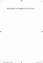 The End of Representative Politics