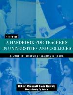 Handbook for Teachers in Universities and Colleges