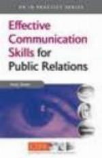 Effective Personal Communication Skills for Public Relations
