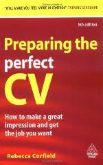 Preparing the Perfect CV