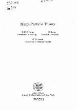 Many Particle Theory