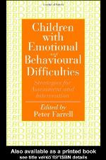 Children with Emotional and Behavioural Difficulties
