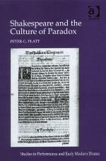 Shakespeare and the Culture of Paradox