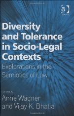Diversity and tolerance in socio-legal contexts : explorations in the semiotics of law