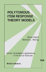 Polytomous Item Response Theory Models