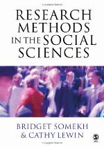Research Methods in the Social Sciences