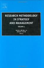 Research Methodology in Strategy and Management