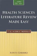 Health Sciences Literature Review Made Easy
