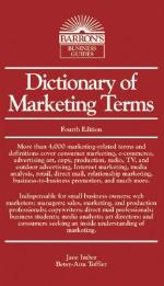 Dictionary of Marketing Terms