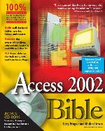 Microsoft Access 2002 Bible BK+CD