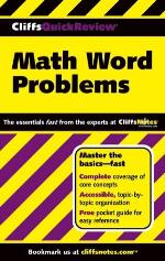 CliffsQuickReview Math Word Problems