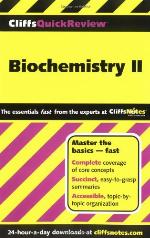 CliffsQuickReview Biochemistry II