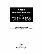 Adobe Premiere Elements For Dummies