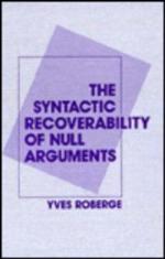 The Syntactic Recoverability of Null Arguments