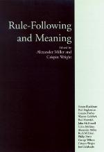 Rule-Following and Meaning