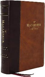 NKJV, MacArthur Study Bible, 2nd Edition, Leathersoft, Brown, Comfort Print: Unleashing God's Truth One Verse at a Time