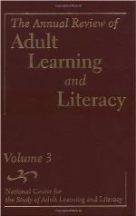 The Annual Review of Adult Learning and Literacy, Volume 3