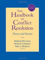 The Handbook of Conflict Resolution