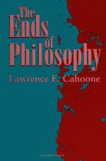 The Ends of Philosophy