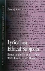 Lyrical and Ethical Subjects