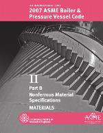 ASME boiler and pressure vessel code : an international code. II, Materials.