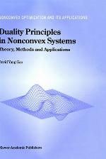 Duality Principles in Nonconvex Systems