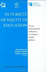 In Pursuit of Equity in Education