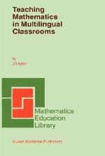 Teaching Mathematics in Multilingual Classrooms