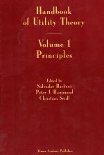 Handbook of Utility Theory