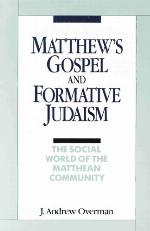 Matthew's Gospel and Formative Judaism