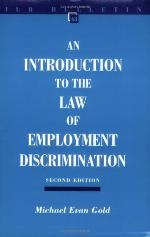 Introduction to the Law of Employment Discrimination (ILR Bulletin)