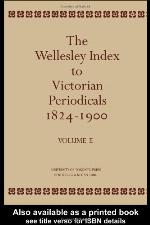 The Wellesley Index to Victorian Periodi
