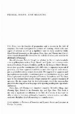 Peirce, Signs, and Meaning