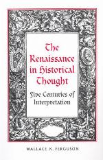 The Renaissance in Historical Thought