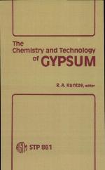 The Chemistry And Technology Of Gypsum