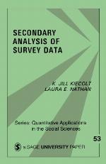 Secondary Analysis of Survey Data
