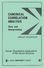 Canonical Correlation Analysis