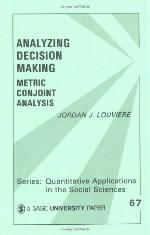 Analyzing Decision Making