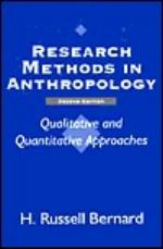 Research Methods in Anthropology