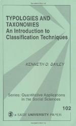 Typologies and Taxonomies