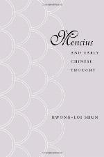 Mencius and Early Chinese Thought