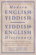 Modern English-Yiddish, Yiddish-English Dictionary