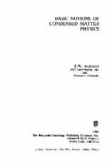 Basic Notions of Condensed Matter Physics, Frontiers in Physics Lecture Note Series