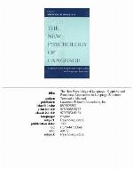 The New Psychology of Language